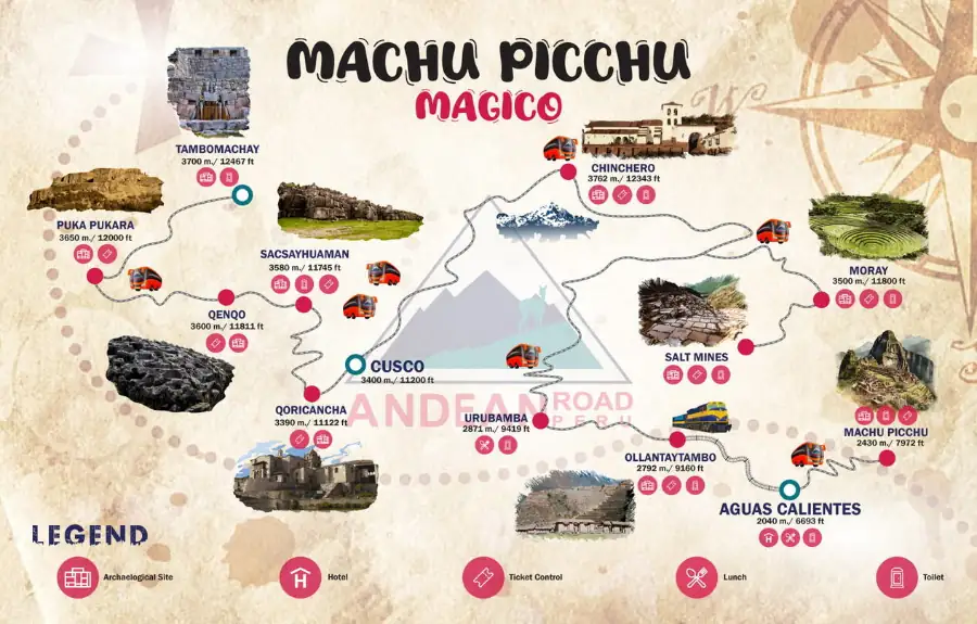 Machu Picchu 4 days 3 nights Itinerary