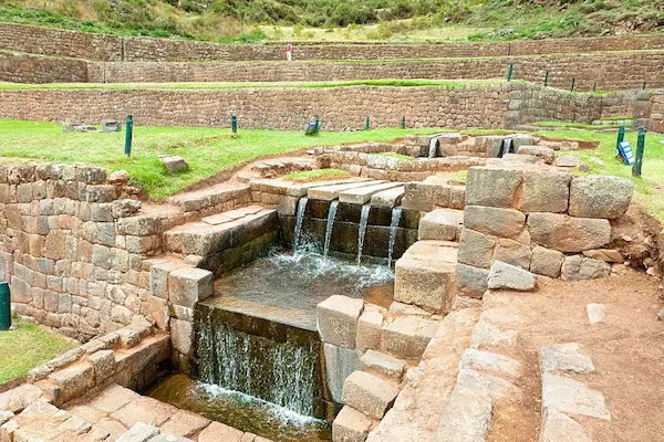 The Incas developed an irrigation system