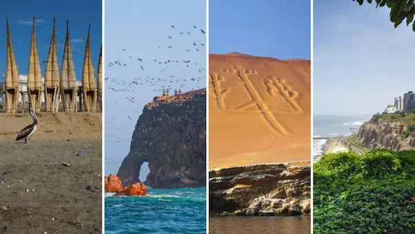 Top 10 mejores lugares turísticos de la costa peruana