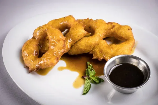 Picarones con miel