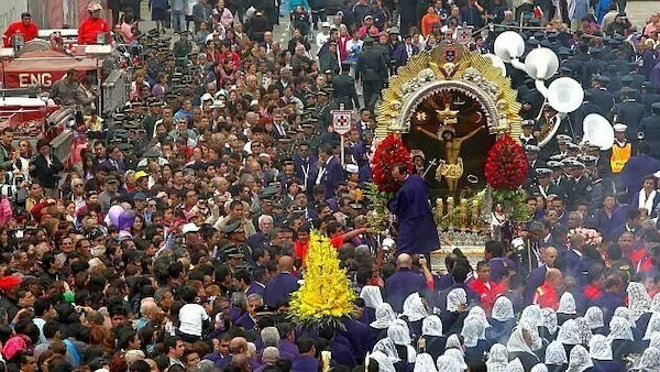 Recorrido del Señor de los Milagros en octubre de 2025