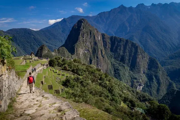 Ciudadela Inca de Machu Picchu en Perú