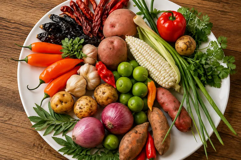 ¿Qué ingredientes destacan en los platos típicos de la sierra peruana